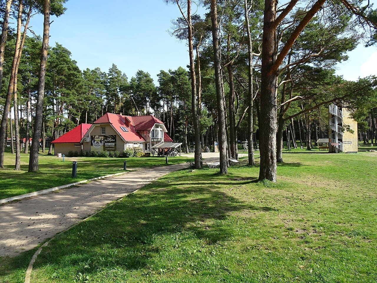 Panorama Węgorzewa z widokiem na jezioro